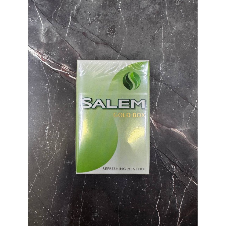 SALEM Gold Box Refreshing menthol США (Пачка)