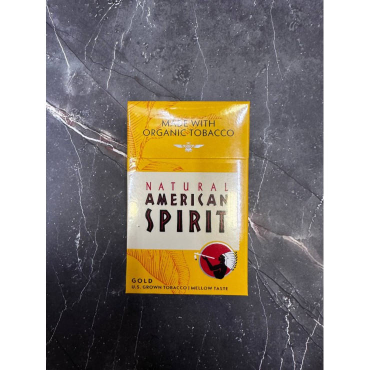 AMERICAN SPIRIT Gold U.S. Grown Tobacco Mellow Taste США (Пачка)