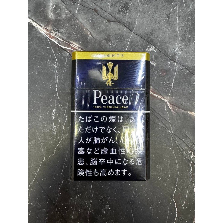 PEACE LIGHT BOX 100% VIRGINIA LEAF — культовые японские сигареты «Пис» с естественным медовым вкусом