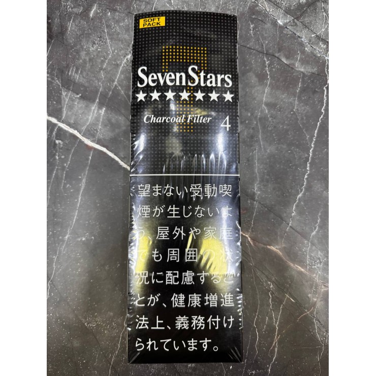 SEVEN STARS (СЕВЕН СТАРС) CHARCOAL FILTER 4 SOFT PACK Япония — Настоящие сигареты в Москве