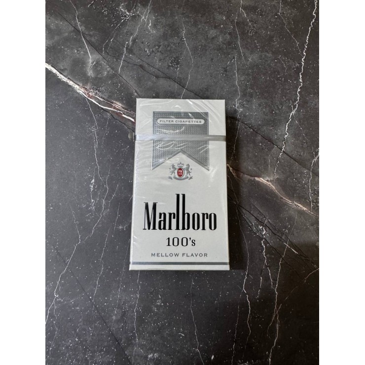 MARLBORO SILVER 100S MELLOW FLAVOR США (Пачка)