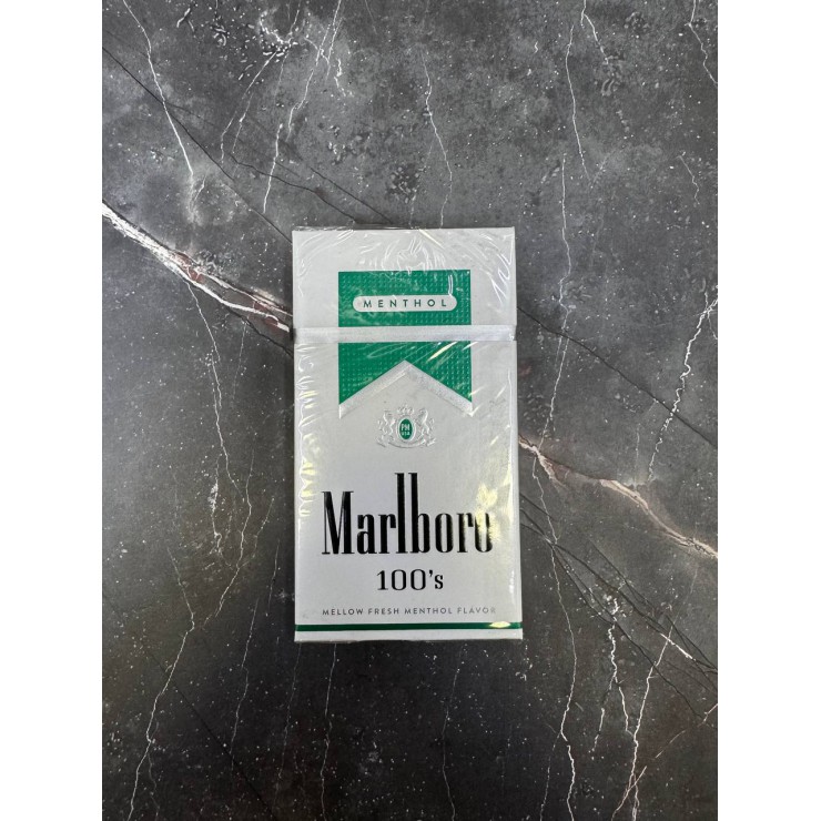 MARLBORO SILVER 100S MELLOW FRESH MENTHOL FLAVOR США (Пачка)