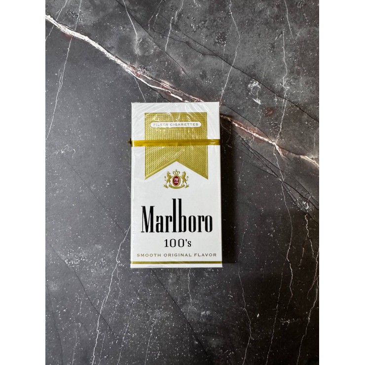 MARLBORO GOLD 100S SMOOTH ORIGINAL FLAVOR США (Пачка)