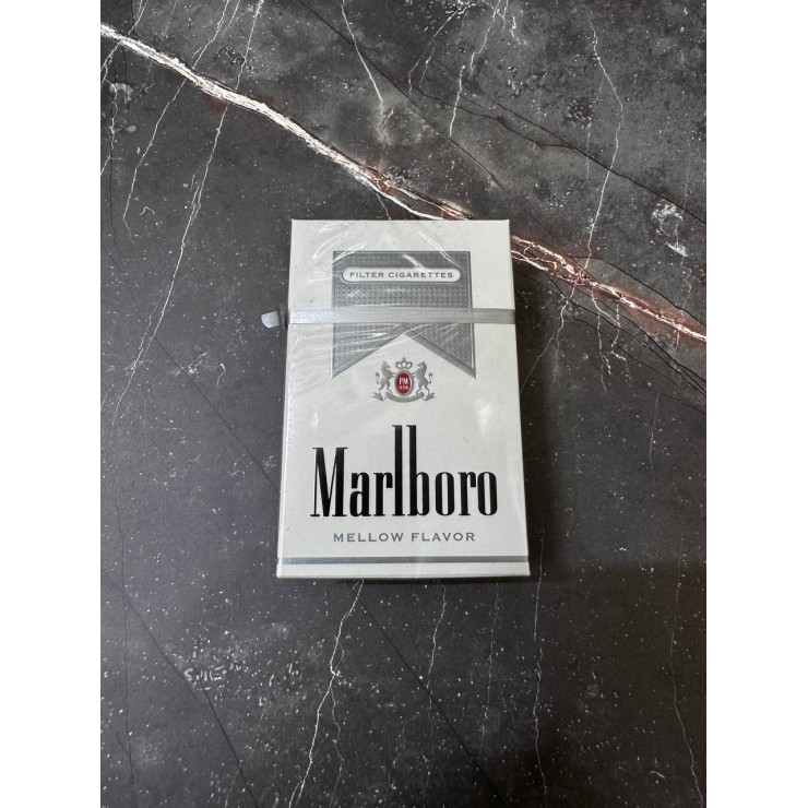 MARLBORO SILVER MELLOW FLAVOR США (Пачка) MARLBORO SILVER MELLOW FLAVOR США (Пачка)