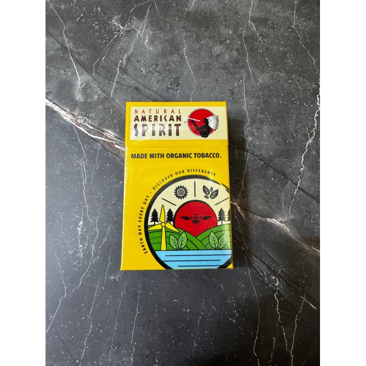 American Spirit mellow taste gold u.s.grown США (Пачка)
