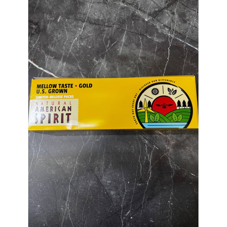 American Spirit mellow taste gold u.s.grown США (Блок)